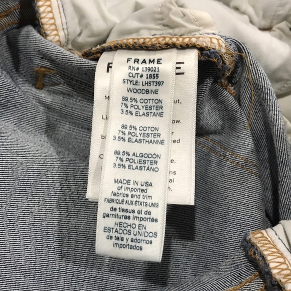 FRAME Le High Ankle Straight Leg Jeans - Picture 6 of 9